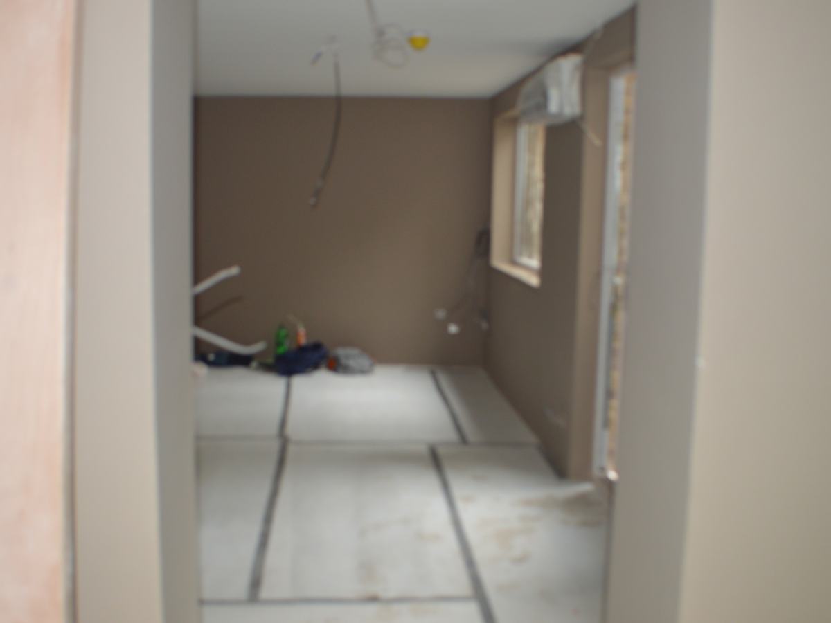 The premises before the fit-out, stripped back