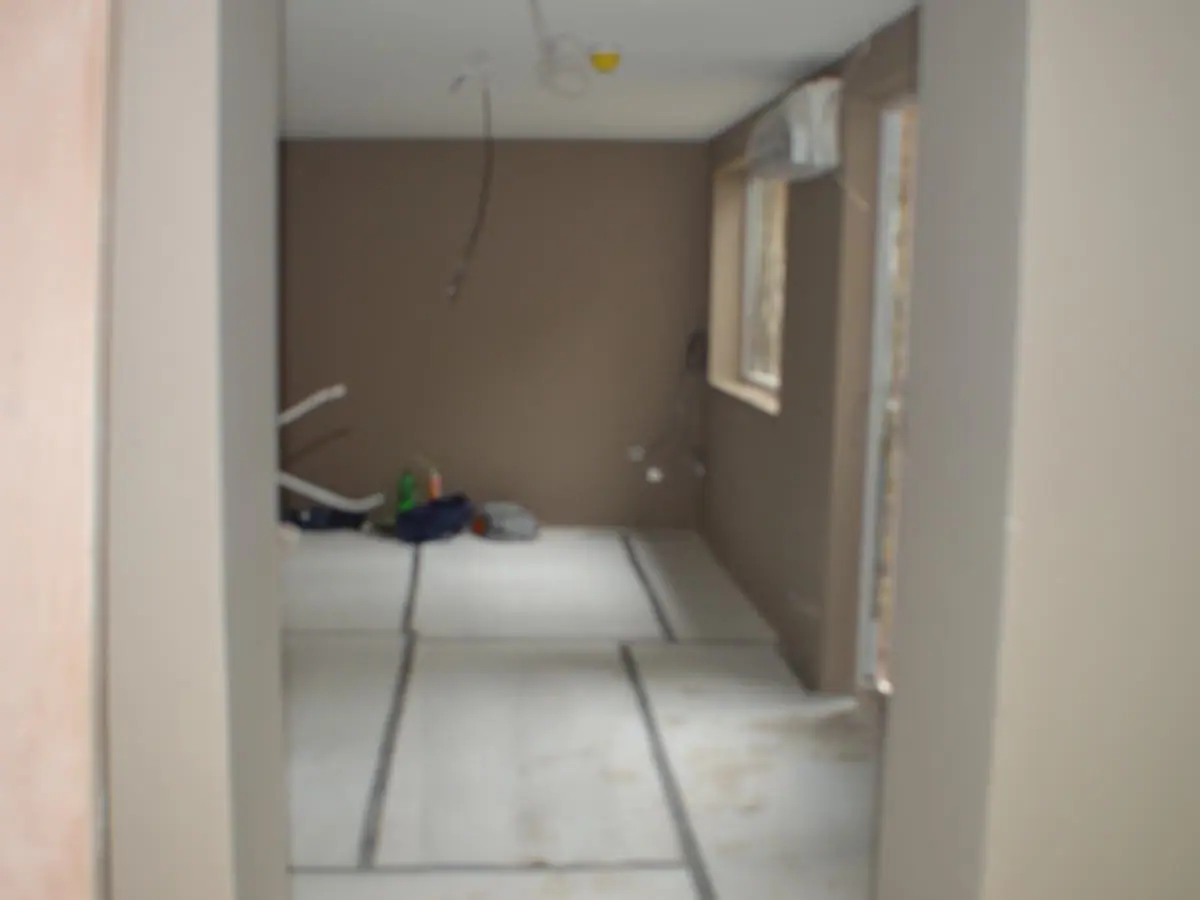 The premises before the fit-out, stripped back