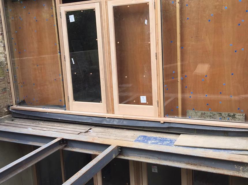 Loft structure altered during conversion