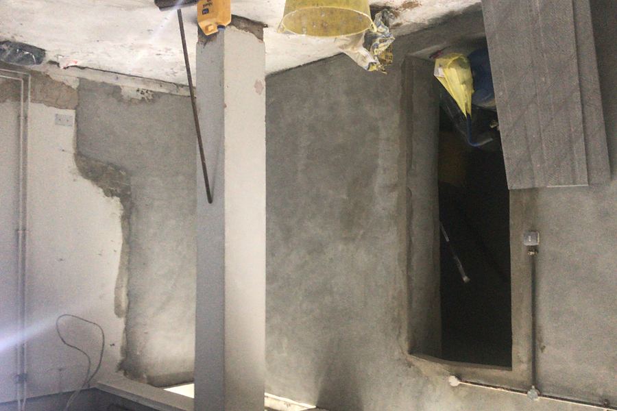Strip-out and structural works at the Fitzrovia showroom