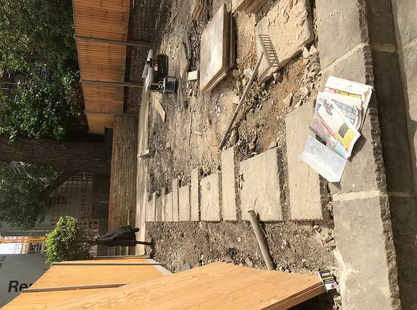 Excavation and groundworks to the rear