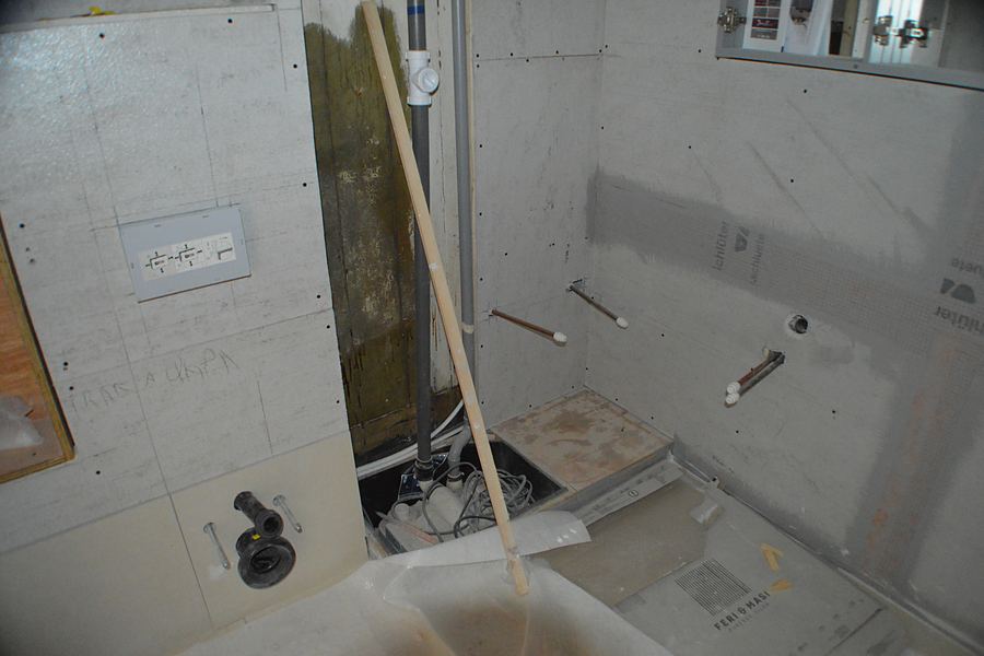 Second fix and finishing during the apartment refurbishment