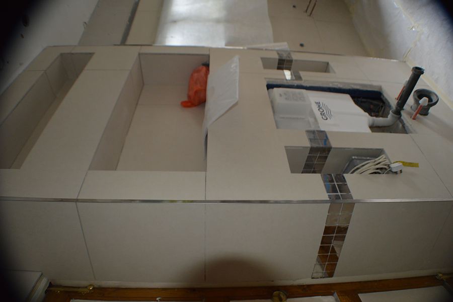 Second fix and finishing during the apartment refurbishment